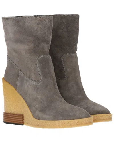 Tod's Zeppa Para Suede Boot In Brown