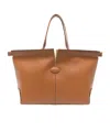 Tod's Top Handle Shopping Bag In Brown