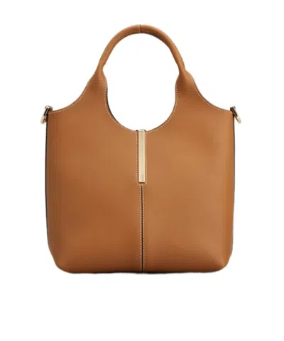 Tod's Top Handle Shoulder Bag In Brown