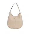 Tod's Top Handle Shoulder Bag In Nude