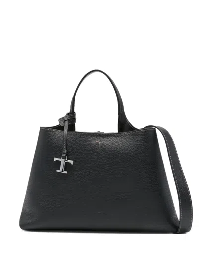 Tod's Top-handle Tote Bag In Black