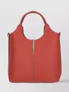 Tod's Top Handle Tote Bag With Adjustable Strap In Orange