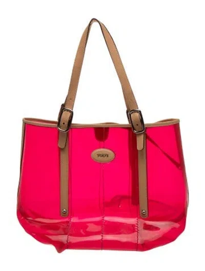 Pre-owned Tod's Tote In Pink