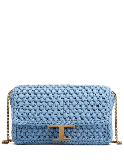 Tod's Tracollina Shoulder Bag In Blue
