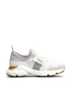 Tod's Womens White Sport Run 54c Calzino Logo-embellished Mesh Low-top Trainers In White
