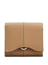 Tod's Tri-fold Stitched Wallet In Neutral