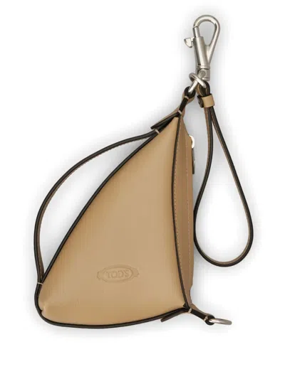 Tod's Dreieckiges Portemonnaie In Brown