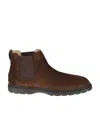 Tod's Tronchetto Suede Boots In Black
