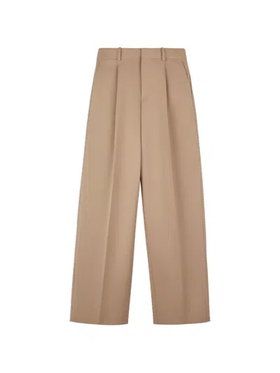 Tod's Trousers In Cotton Gabardine In Neutral
