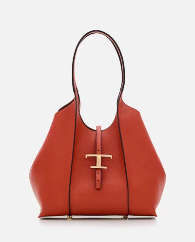 Tod's Tsb Shopping Small In Clay Color