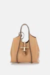 Tod's Tsb Small Shopping Bag In Brown
