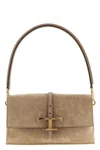 Tod's 'tse Tracollina' Mini Shoulder Bag In Sand