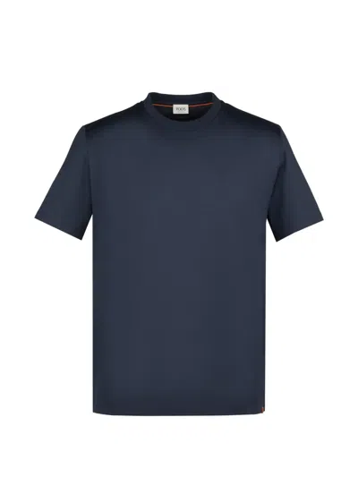Tod's T-shirt In Jersey In Blue