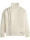 Tod's Turtleneck Cashmere Jumper In White