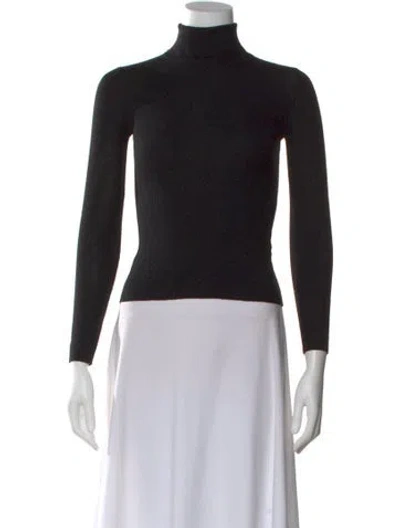 Pre-owned Tod's Turtleneck Sweater In Black