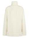 Tod's Turtleneck Sweater In Neutral