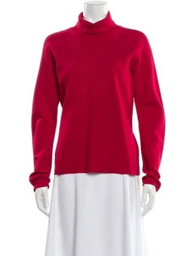 Pre-owned Tod's Turtleneck Sweater In Red
