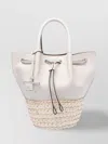Tod's Logo Embossed Panelled Bucket Bag