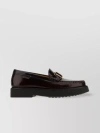 TOD'S VAMP DETAIL CHUNKY SOLE LOAFERS