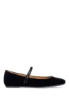 TOD'S VELVET BALLET FLATS FOR