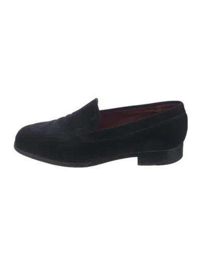 Pre-owned Tod's Velvet Loafers In Multi