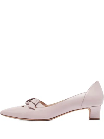 Pre-owned Tod's Vintage 2023 35mm  Leather Bow Pumps