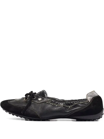 Pre-owned Tod's Vintage 2023 Bow-embellished Ballet Flats