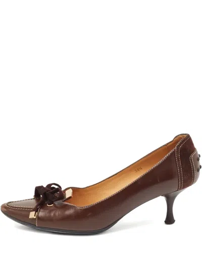 Pre-owned Tod's Vintage 55mm Leather Heeled Pumps