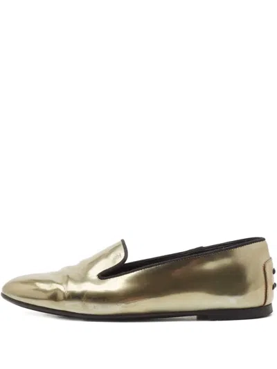 Pre-owned Tod's Vintage 796062 Metallic In Gold