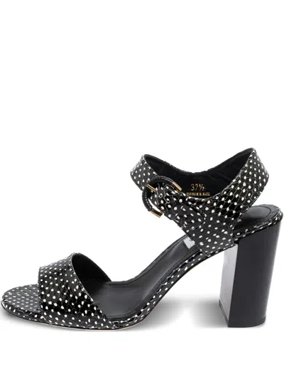 Pre-owned Tod's Vintage 90mm Polka-dot Sandals