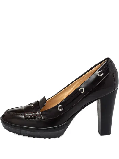 Pre-owned Tod's Vintage 95mm Penny-slot Pumps