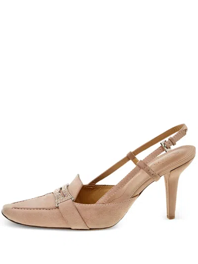 Pre-owned Tod's Vintage 95mm Suede Pumps