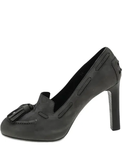 Pre-owned Tod's Vintage 95mm Suede Pumps