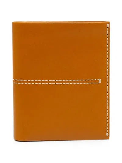 Pre-owned Tod's Vintage Bi-fold Leather Wallet In Brown
