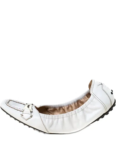 Pre-owned Tod's Vintage Buckle-detail Loafers
