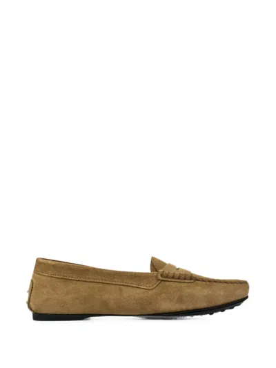 Pre-owned Tod's Vintage City Gommino Loafers In Brown