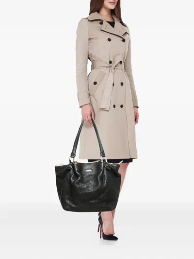 Pre-owned Tod's Vintage Flower Leather Tote Bag