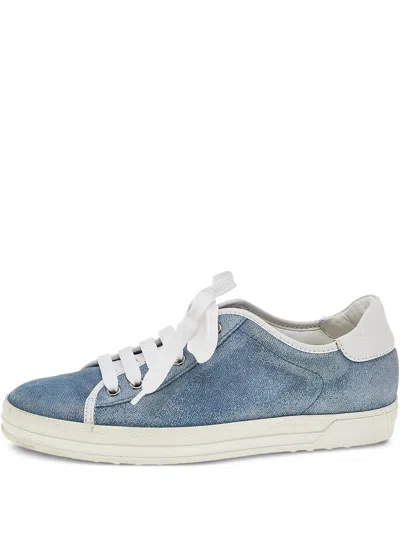 Pre-owned Tod's Vintage Glitter Sneakers