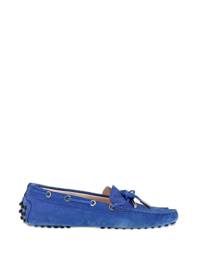 Pre-owned Tod's Vintage Gommino Boat Shoes In Blue