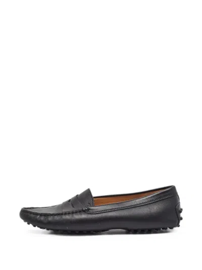 Pre-owned Tod's Vintage Gommino Loafers In Black