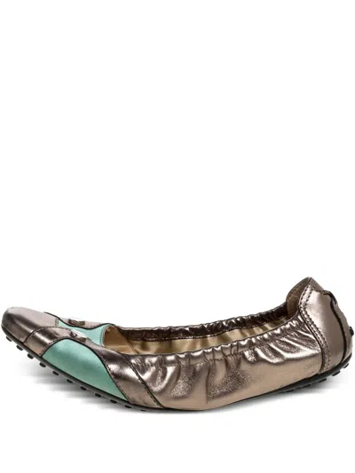 Pre-owned Tod's Vintage Leather Ballet Flats