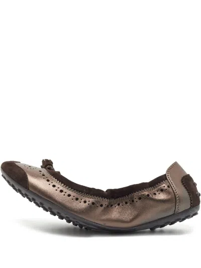 Pre-owned Tod's Vintage Leather Ballet Flats