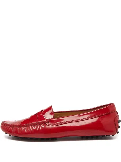 Pre-owned Tod's Vintage Patent-leather Loafers