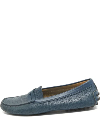 Pre-owned Tod's Vintage Perforated Loafers