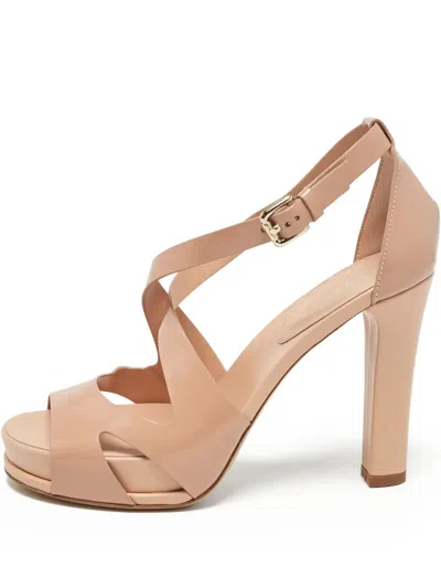 Pre-owned Tod's Vintage  110mm Strap-detailing Sandals