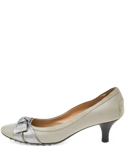 Pre-owned Tod's Vintage  55mm Bow-embellished Pumps
