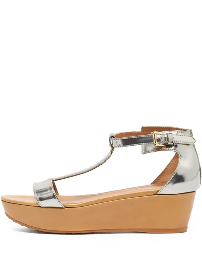 Pre-owned Tod's Vintage  80mm Leather Platform Sandals