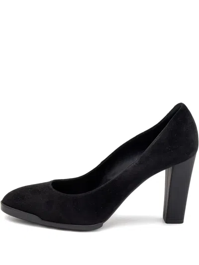 Pre-owned Tod's Vintage  95mm Suede Block Heel Pumps