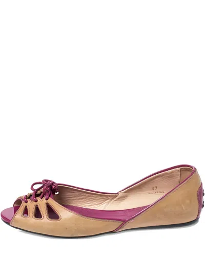Pre-owned Tod's Vintage  Ballet Flat Sandals