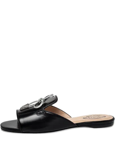 Pre-owned Tod's Vintage  Bow-detail Sandals
